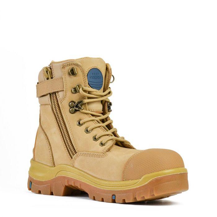 815 80647 Bata Patriot Zip Boot Wheat