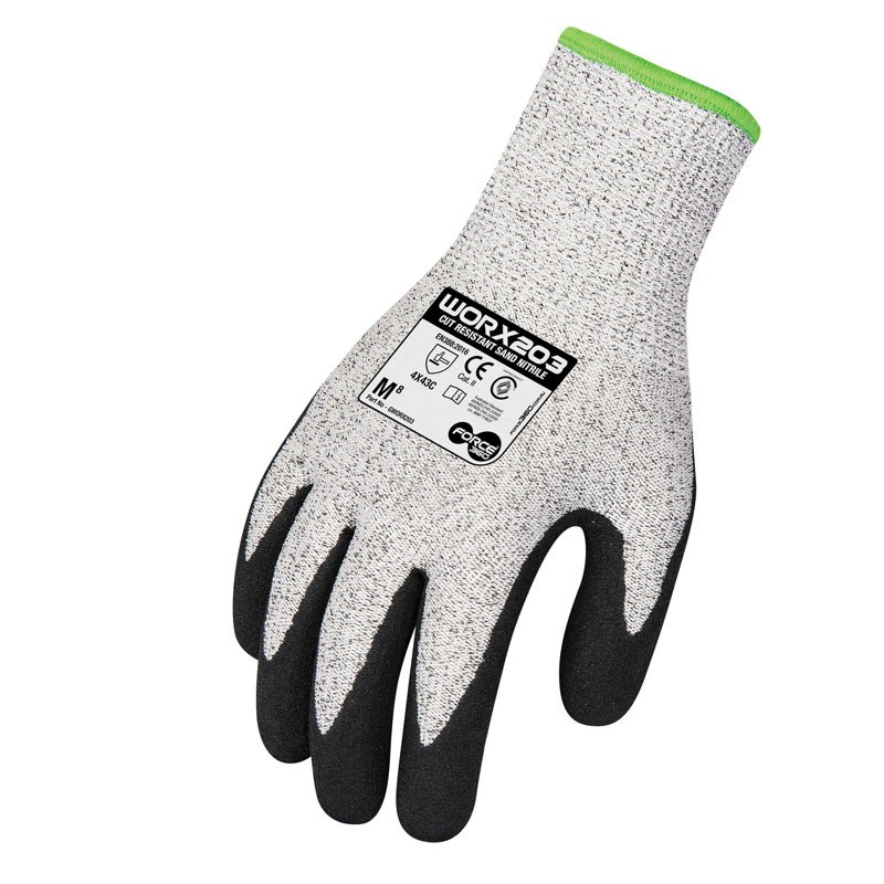 Force360 Cut Resistant Sand Nitrile Glove 2