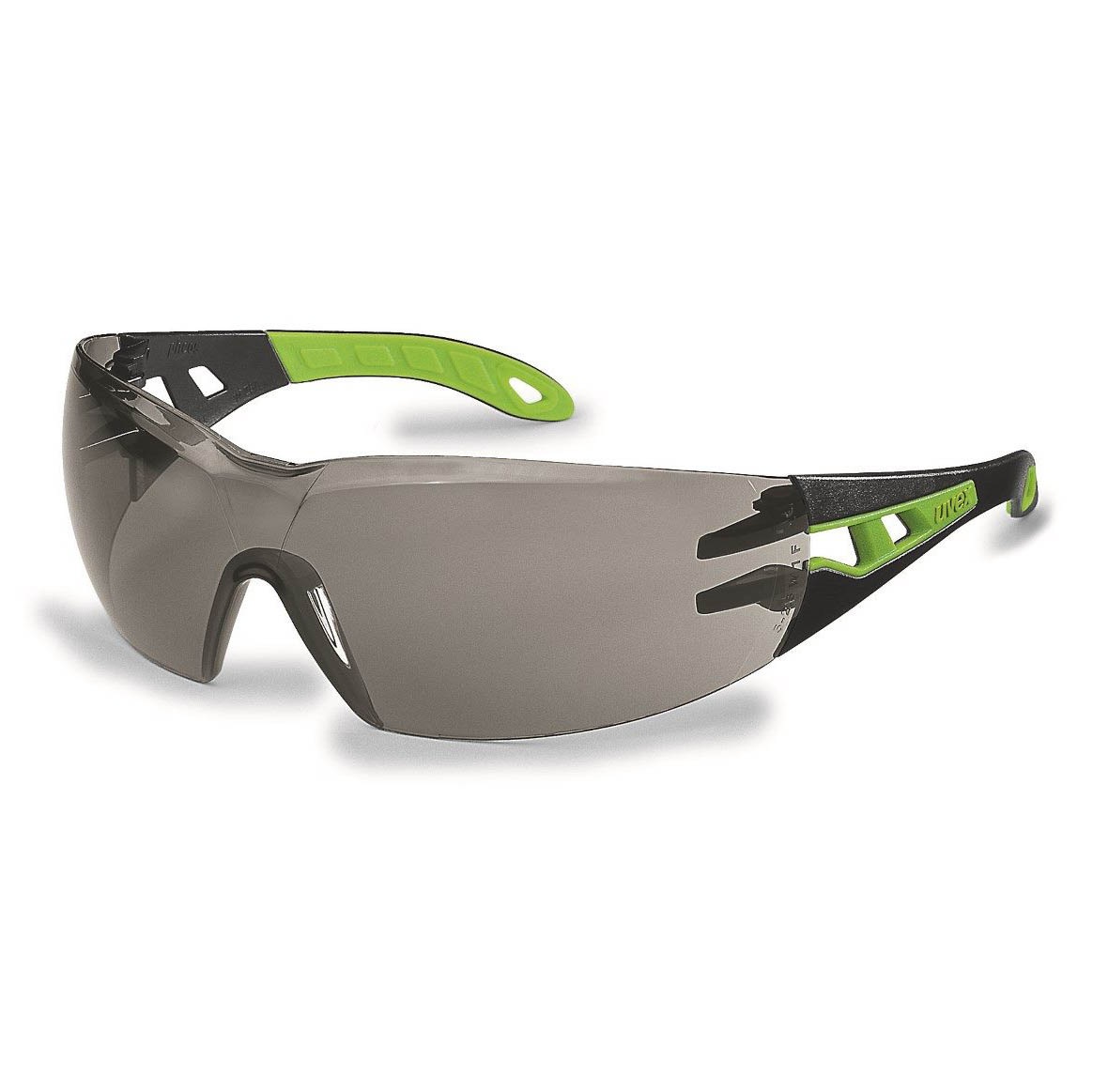 Uvex Pheos Safety Glasses Smoke Green