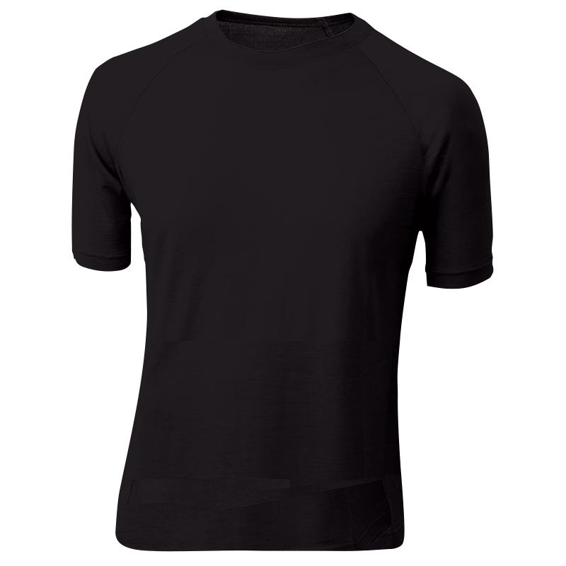 Wss Sherpa Unisex Merino Short Sleeve Thermal Black